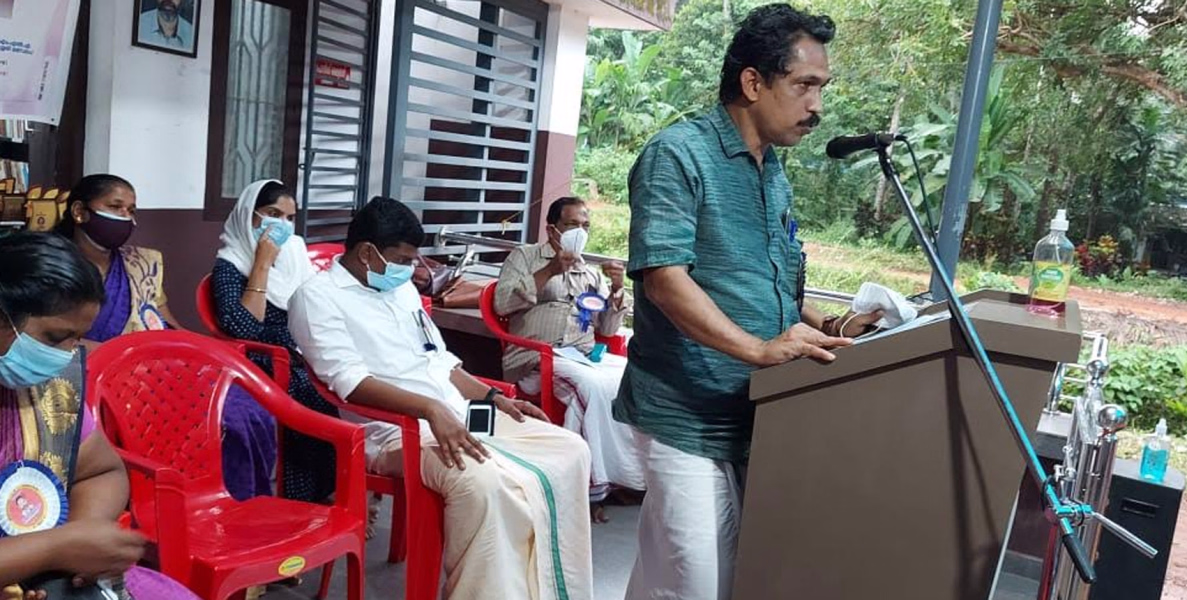 ടി.പി. രാജു അനുസ്മരണവേദി ഉദ്ഘാടനം ചെയ്തു